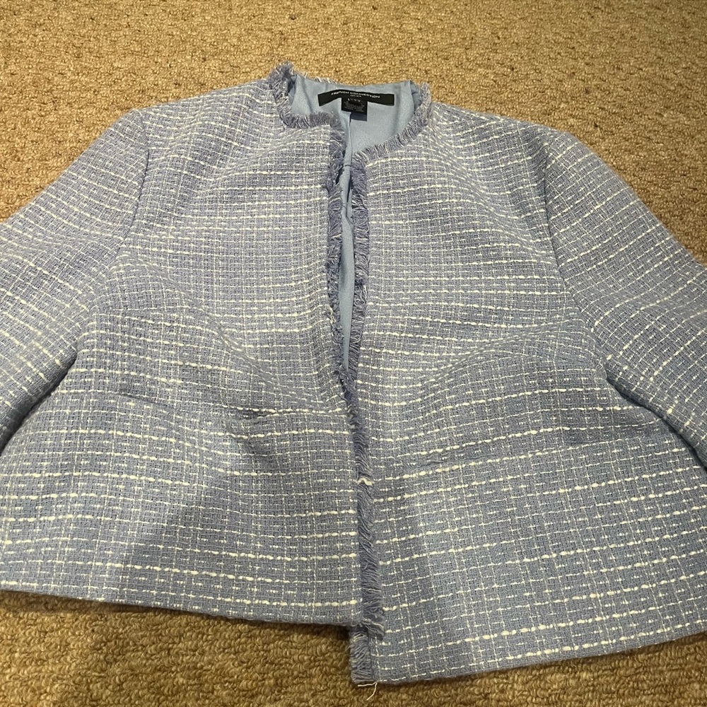 French Connection Women's Effie Bouclé Skort & Matching Jacket – Size 6 - Picture 6 of 16